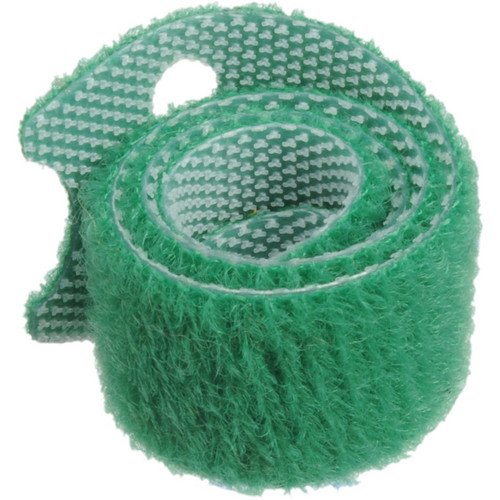Pearstone 0.5 X 12 Touch Fastener Straps (Green, 10-Pack)